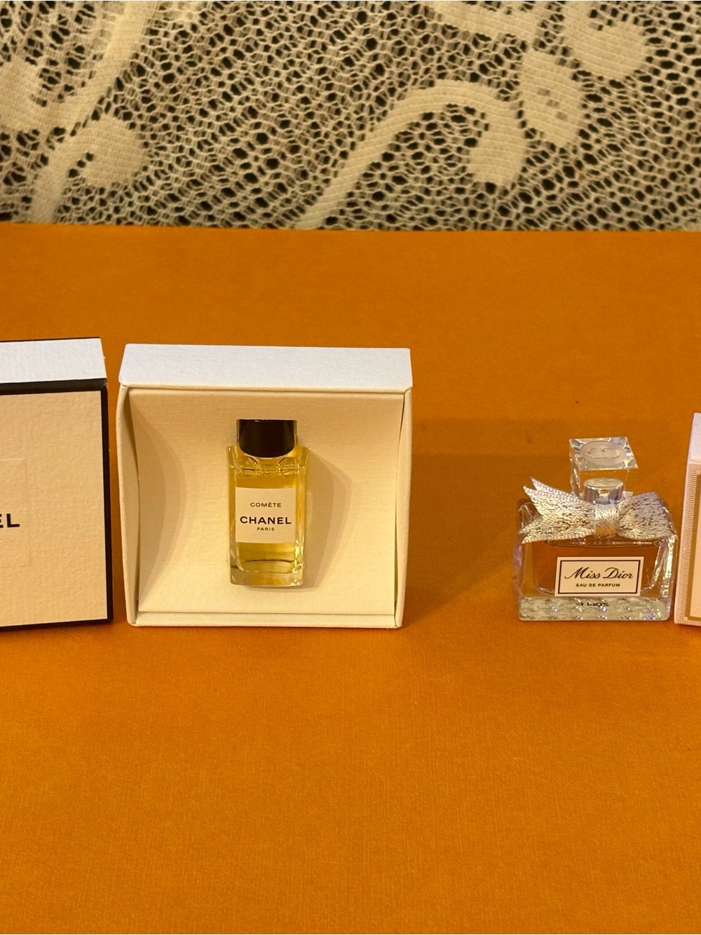 NIB Chanel Comete Mini Perfume & Dior Miss Dior Mini Perfume Set
